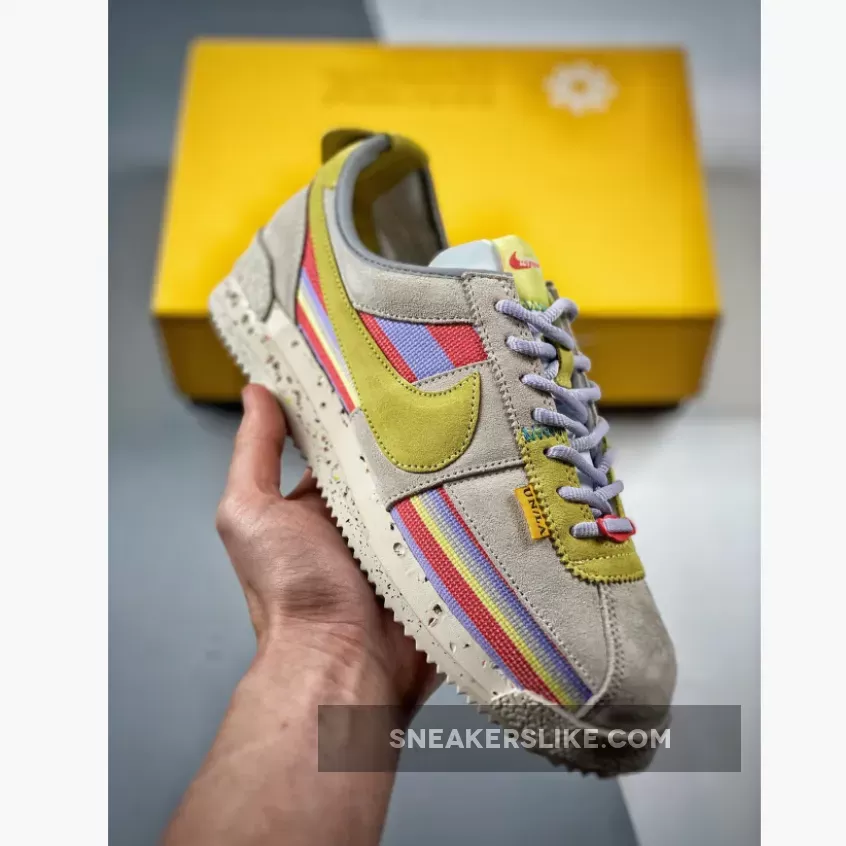 Union LA x Nike Cortez White Yellow DR1413-100 Nike Cortez Yellow