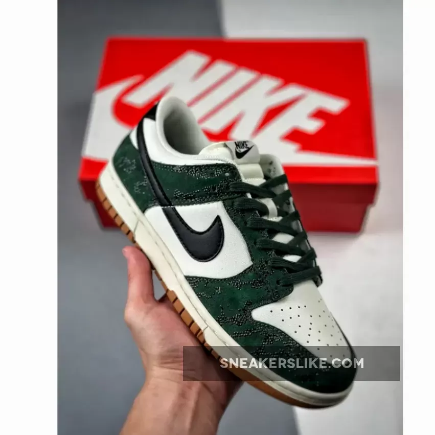 Dunk Snake - Nike Dunk Low 'Green Snake' Pro Green/Black-Sail-Gum FQ8893-397