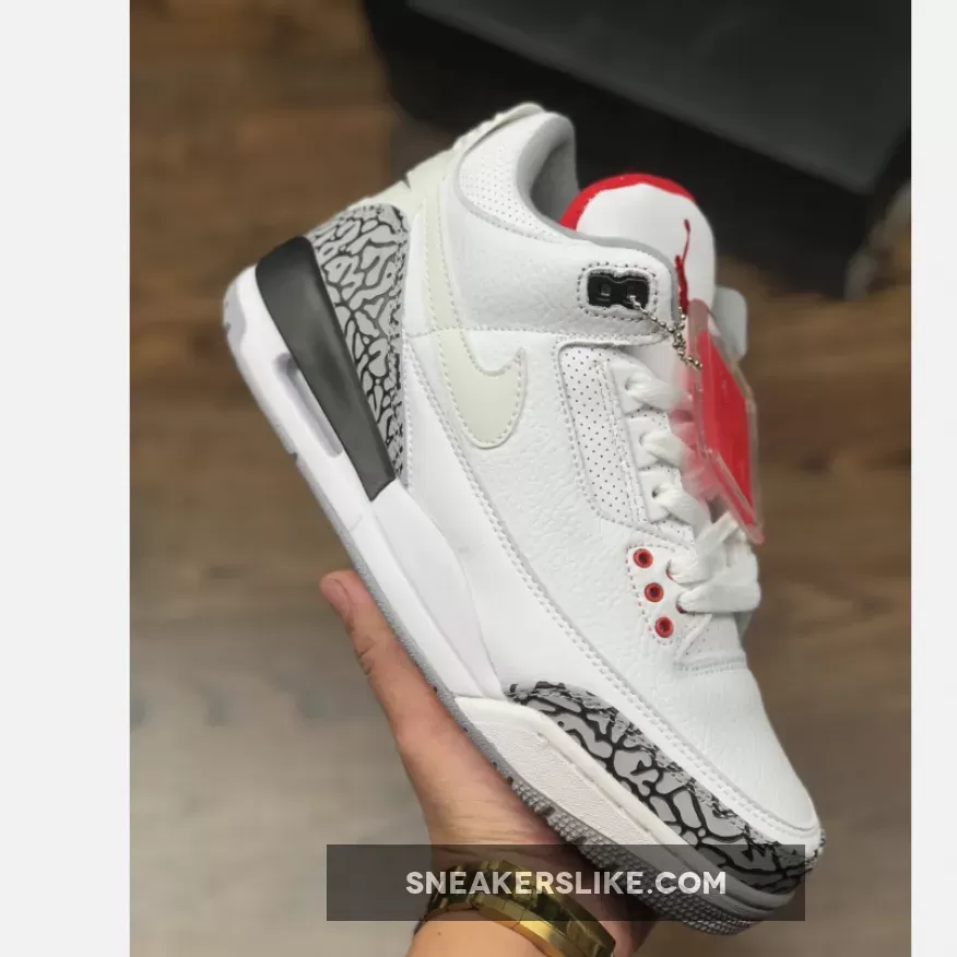 Air Jordan 3 NRG 'JTH' White Cement AV6683-160 For Sale