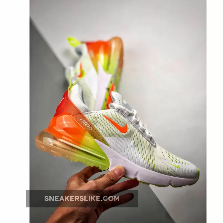 Nike Air Max 270 Volt White WMNS CN7077-181 #air max 270 white gradient