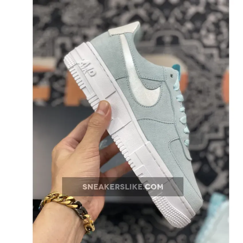 Nike Wmns Air Force 1 Pixel 'Glacier Blue' air force 1 mint green