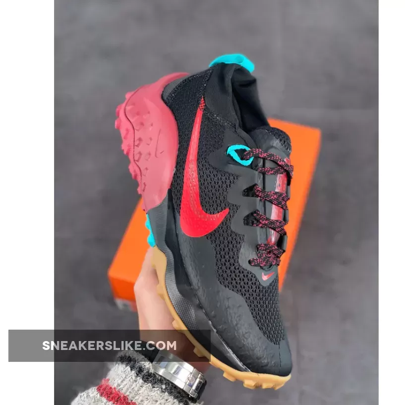 Nike Wildhorse 7 Black/Dark Beetroot/Dynamic Turquoise/Bright Crimson CZ1856-001 Outlet