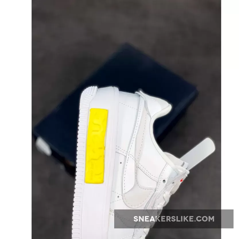 Nike Air Force 1 Fontanka White Photon Dust DA7024-101 / air force 1 fontanka white yellow