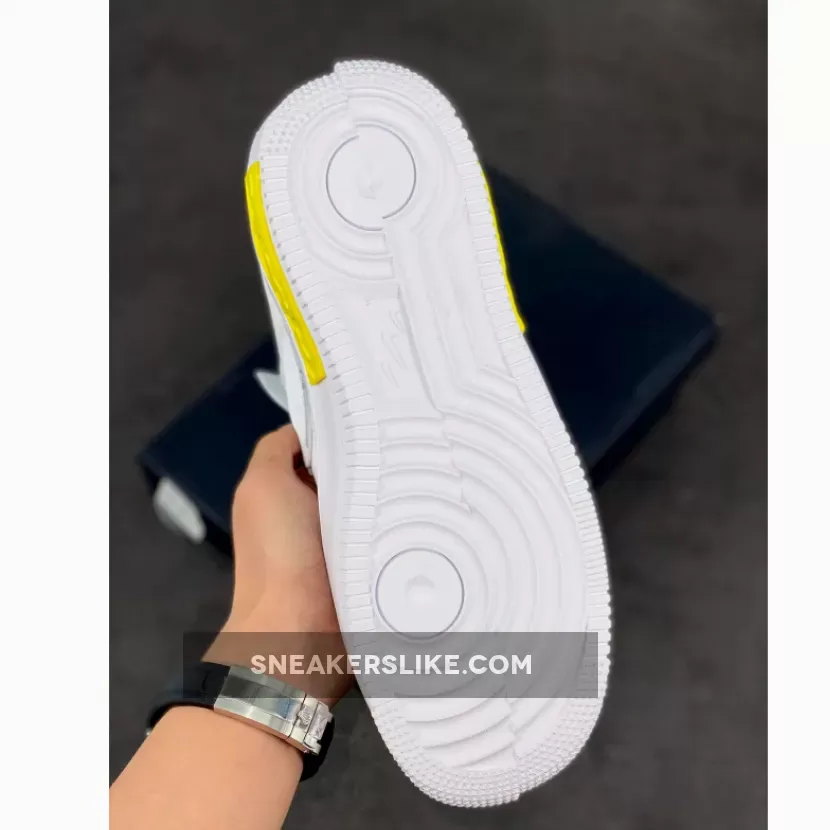 Nike Air Force 1 Fontanka White Photon Dust DA7024-101 / air force 1 fontanka white yellow