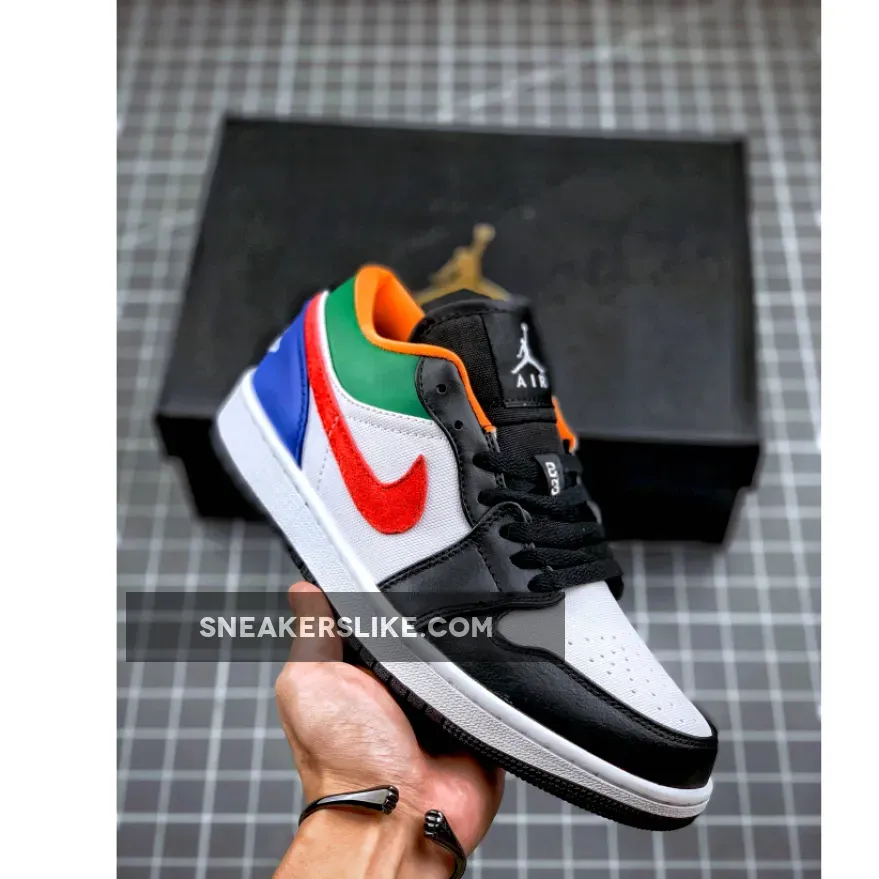 Air Jordan 1 Low Multicolor CZ4776-101 #jordan 1 low multicolored