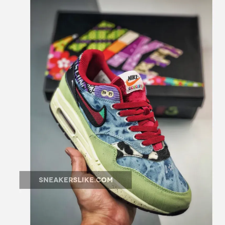 Women Concepts Nike Air Max 1 Washed Denim DN1803-300 / air max concepts