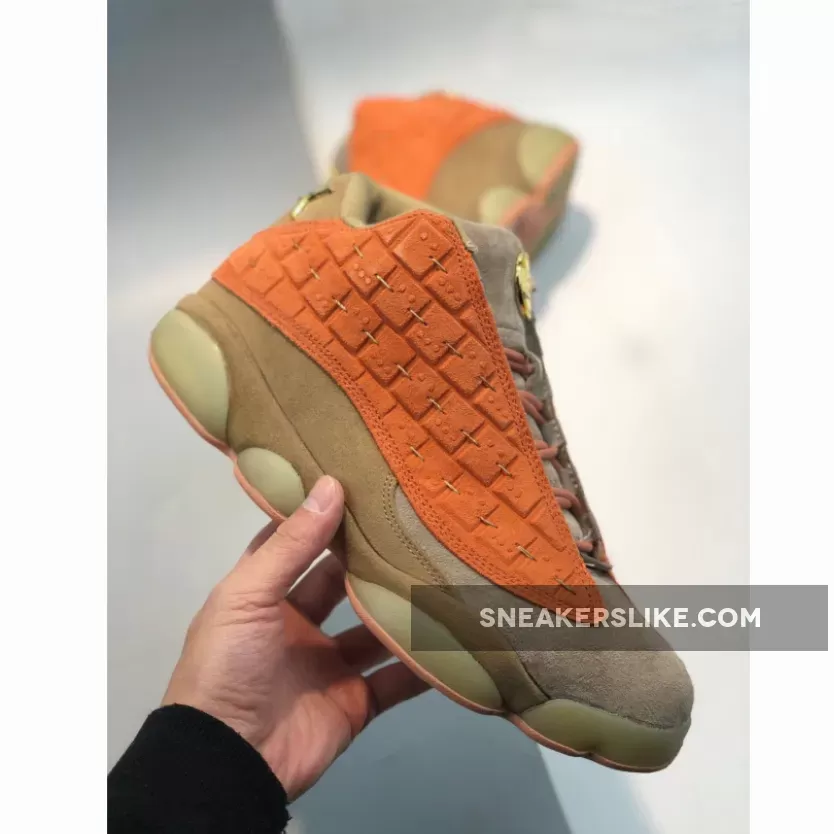 Clot x Air Jordan 13 Low Sepia Stone/Canteen-Terra Blush / jordan 13 clot