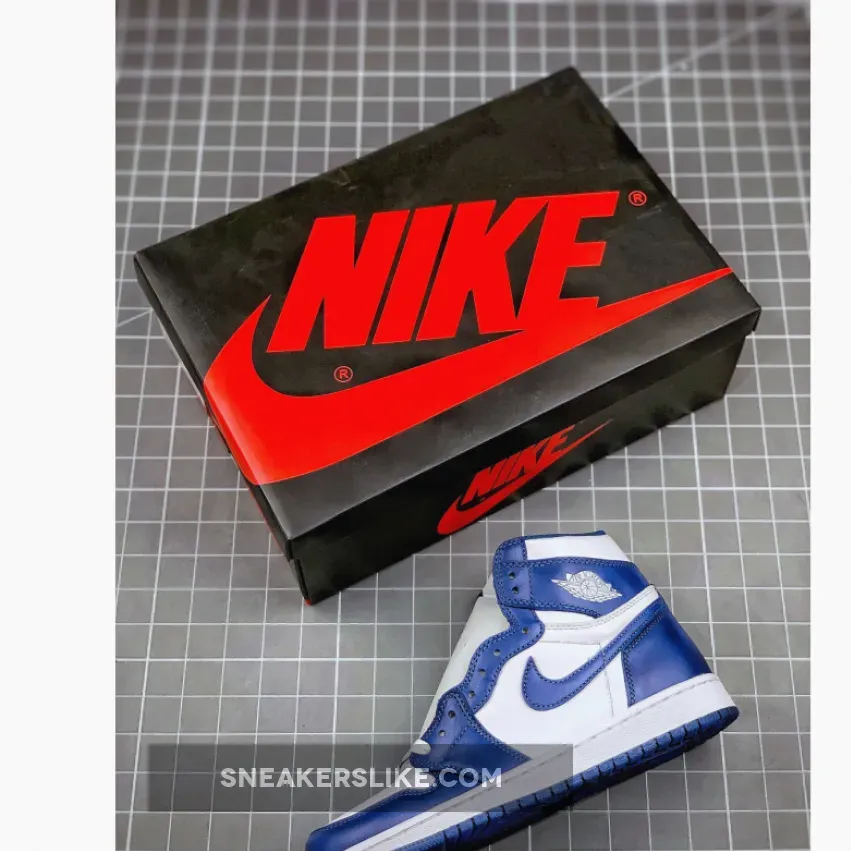 Jordan 1 Blue Storm Air Jordan 1 Retro High OG White/Storm Blue