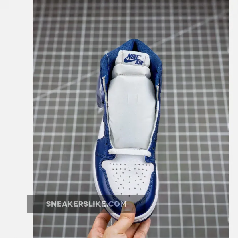 Jordan 1 Blue Storm Air Jordan 1 Retro High OG White/Storm Blue