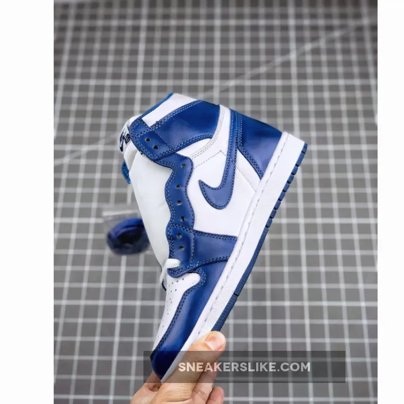 Jordan 1 Blue Storm Air Jordan 1 Retro High OG White/Storm Blue