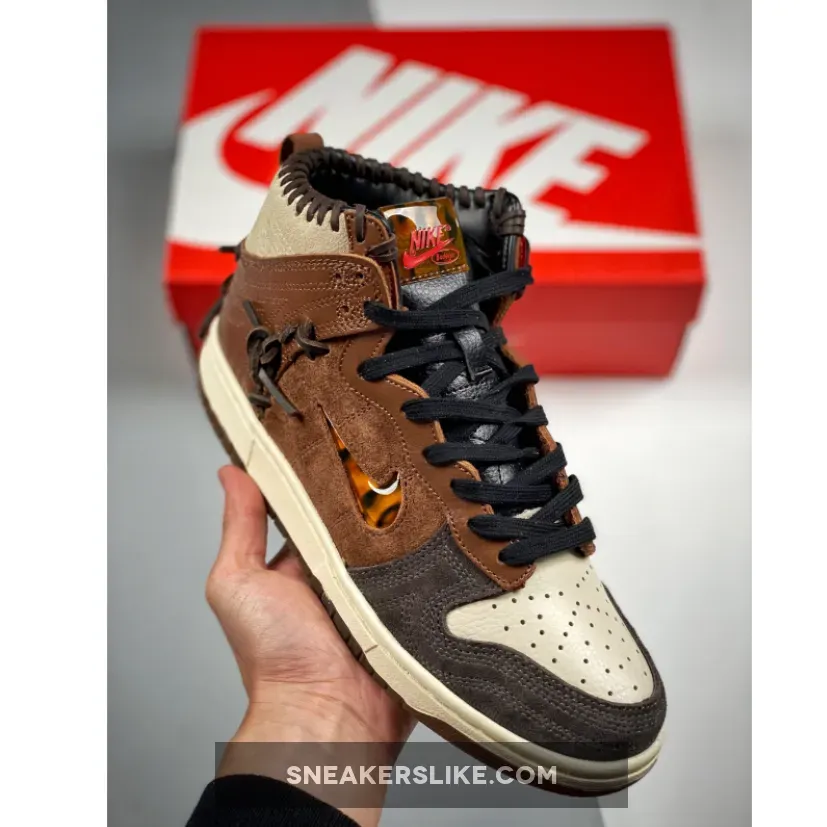 Bodega x Nike Dunk High 'Legend' Fauna Brown/Rustic-Multi-Color CZ8125-200 - bodega nike