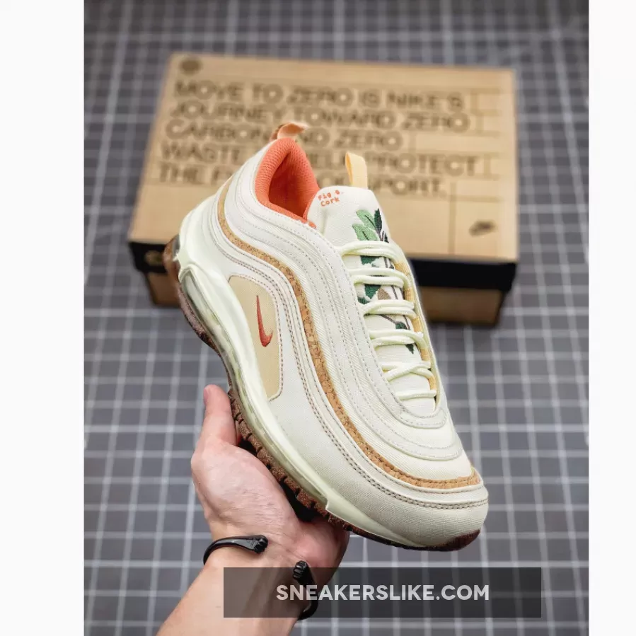 Nike Air Max 97 Cork Coconut Milk For Womens DC3986-100 nike air max 97 fig 6 cork