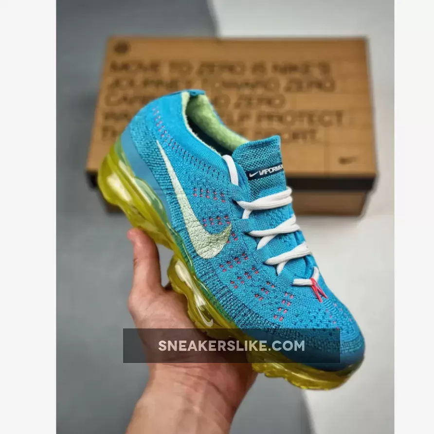 Nike Air VaporMax 2023 Flyknit Baltic Blue/Citron Tint/Green Abyss DV1678-400