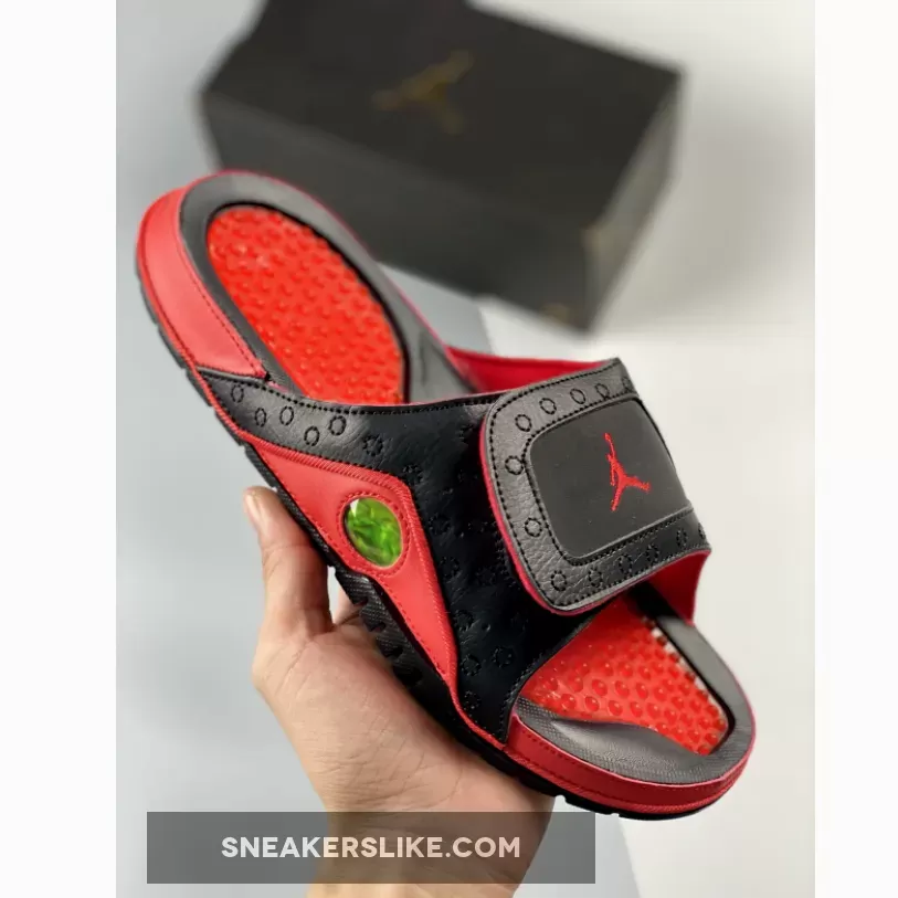 Online Jordan Hydro 13 Slide 'Bred' Black Red 684915-001