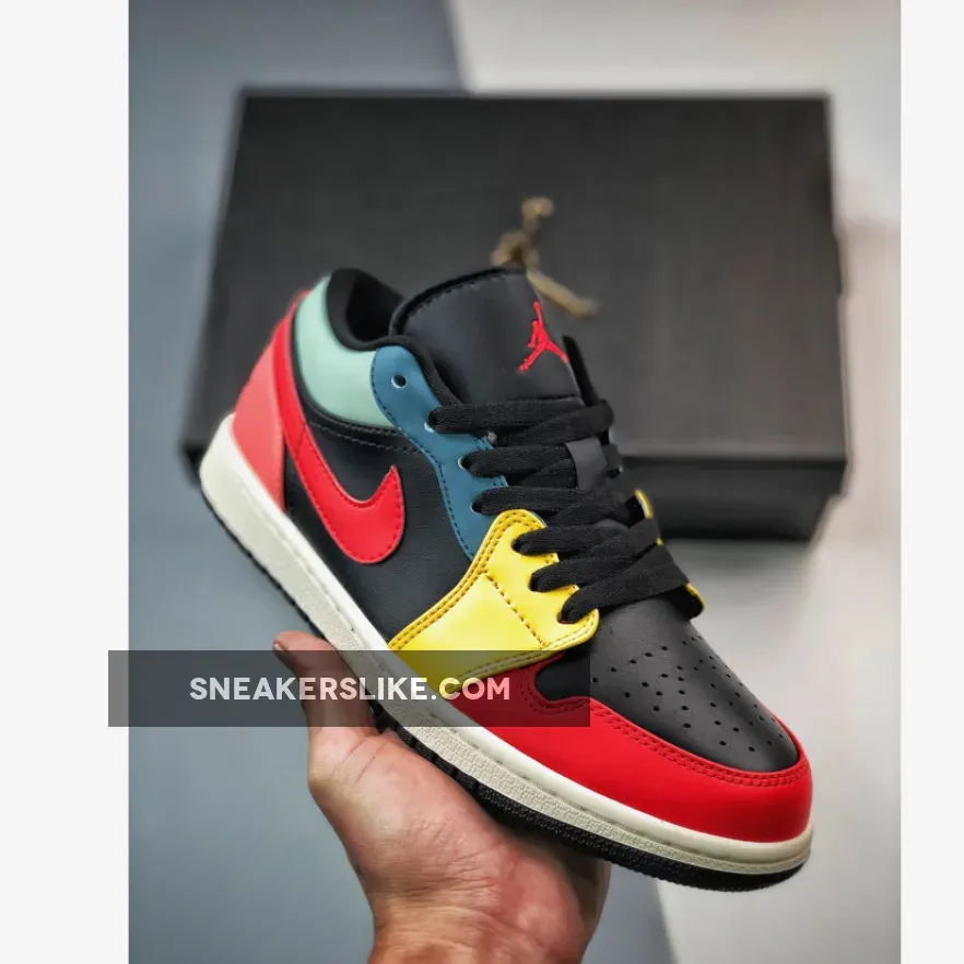 Air Jordan 1 Low 'Black Multi' DN3739-060 / jordan 1 black low