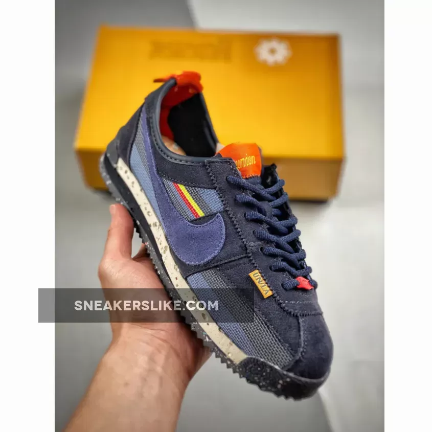 Union x Nike Cortez Navy Black Red Nike Shoes Navy Blue
