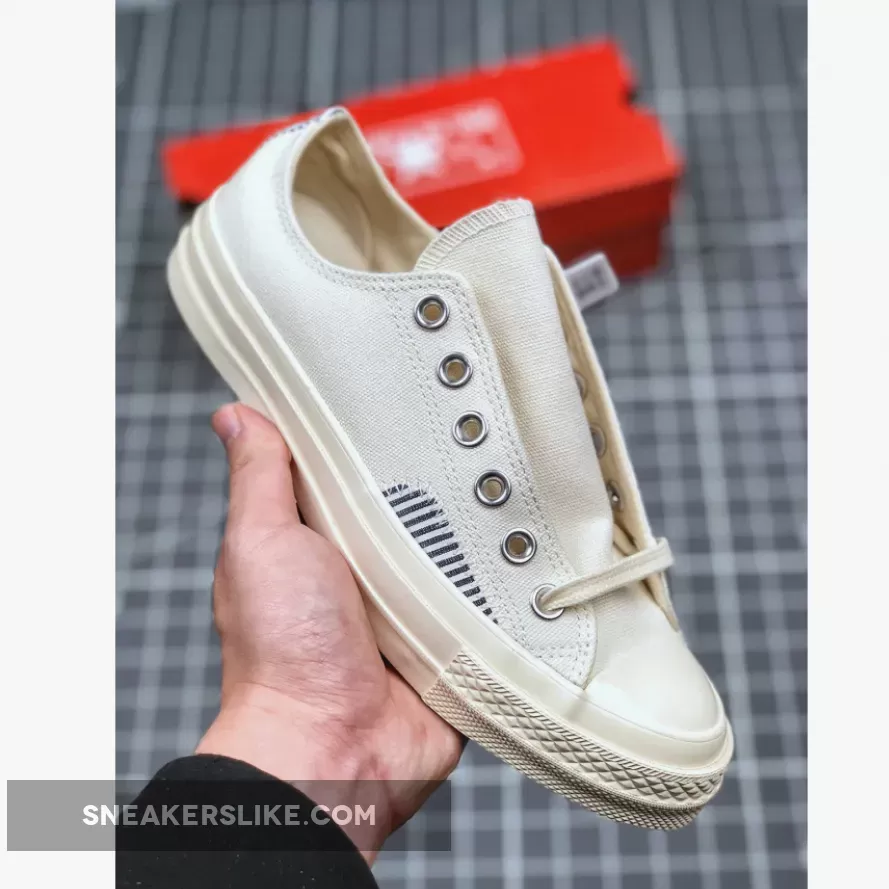 Converse Nautical Prep Chuck 70 Low Top Egret/Obsidian 166861C Online