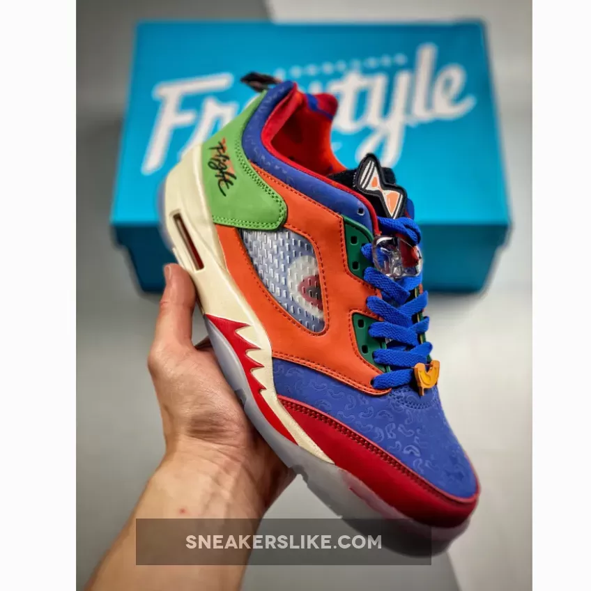 Air Jordan 5 Low 'Doernbecher' Hyper Royal/Orange DR6287-486 Jordan 5 Doernbecher Low