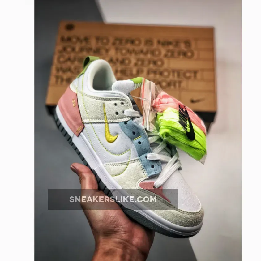 Dunk Low Disrupt 2 'Pastel' White/Tan-Orange / nike dunks pink and green