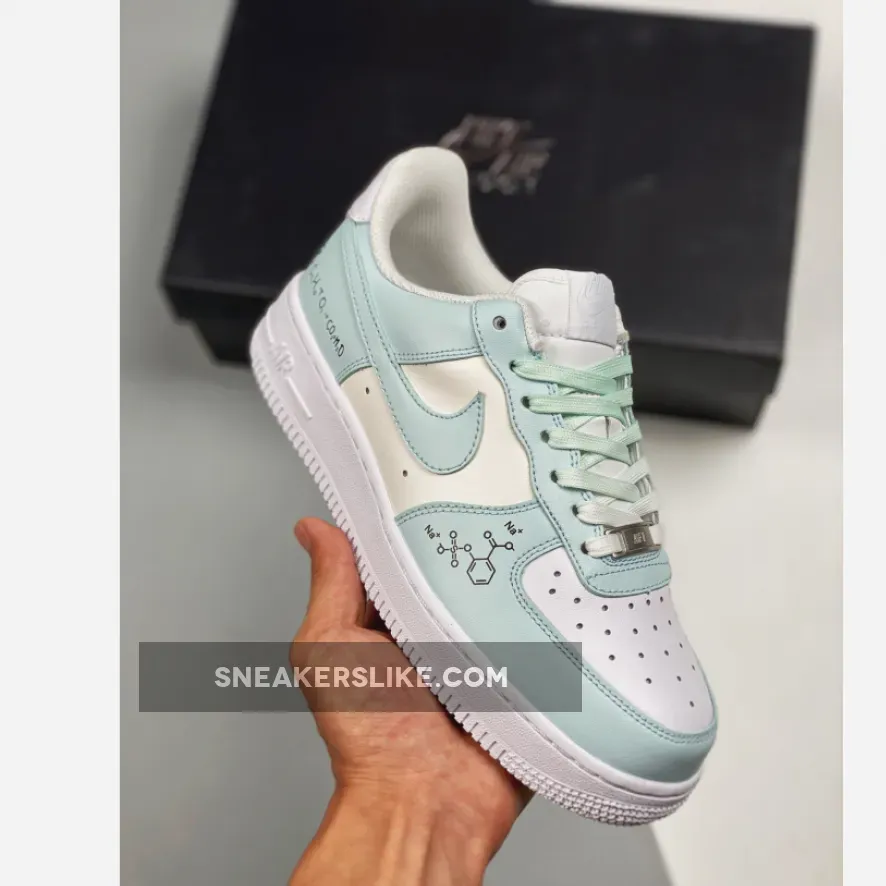 Custom Nike Air Force 1 Blue White To Buy