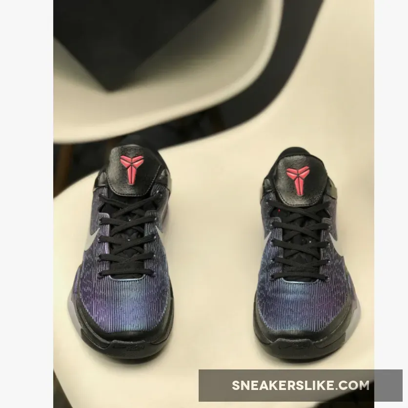 Nike Zoom Kobe 7 'Invisibility Cloak' Black/Court Purple-Turquoise Blue - kobe invisibility cloak