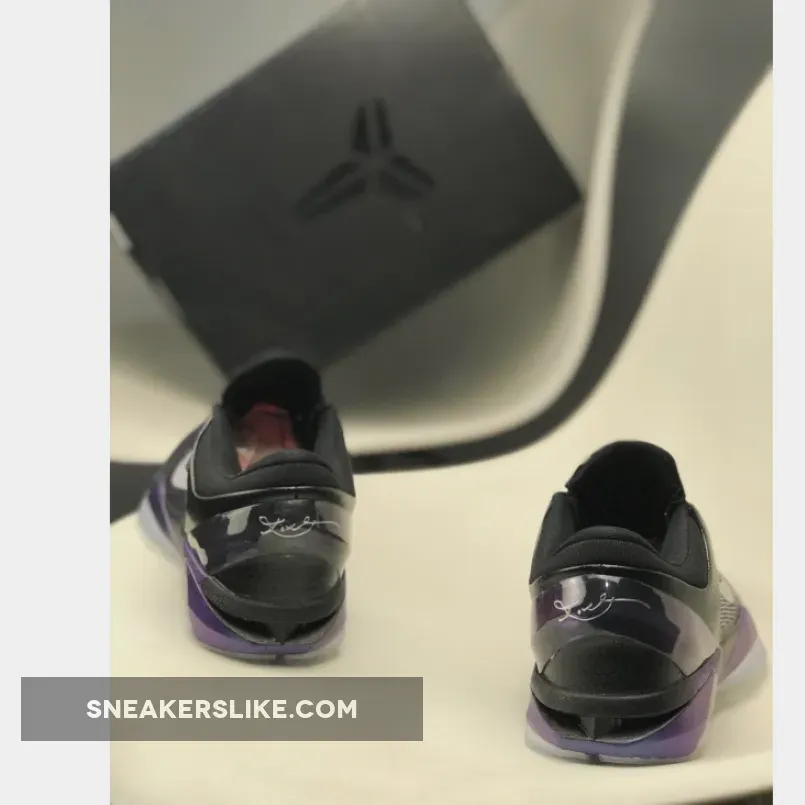 Nike Zoom Kobe 7 'Invisibility Cloak' Black/Court Purple-Turquoise Blue - kobe invisibility cloak