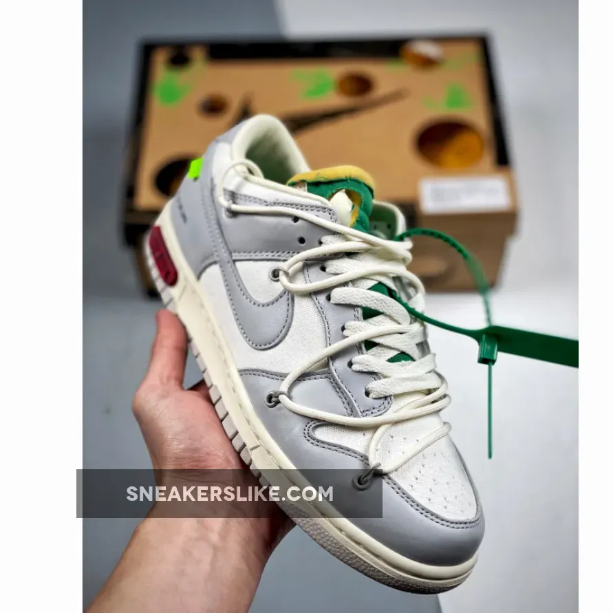 Off-White x Nike Dunk Low 'Lot 25 of 50' Sail/Grey / lot 25 off white dunk