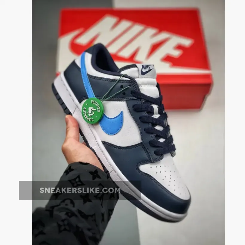 Baby Blue And Yellow Dunks / Nike Dunk Low Navy Baby Blue FN7800-400