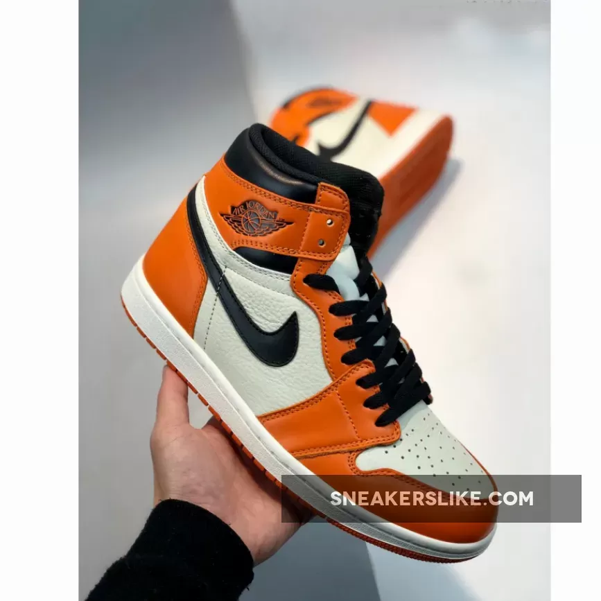 Air Jordan 1 Retro High Og Reverse Shattered Backboard SAIL/BLACK-STARFISH AJ1 / sbb 2.0