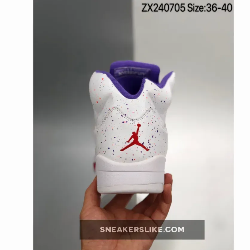 Air Jordan 5 GS 'Easter' With Multicolored Splatter Print Laser 5 Jordan