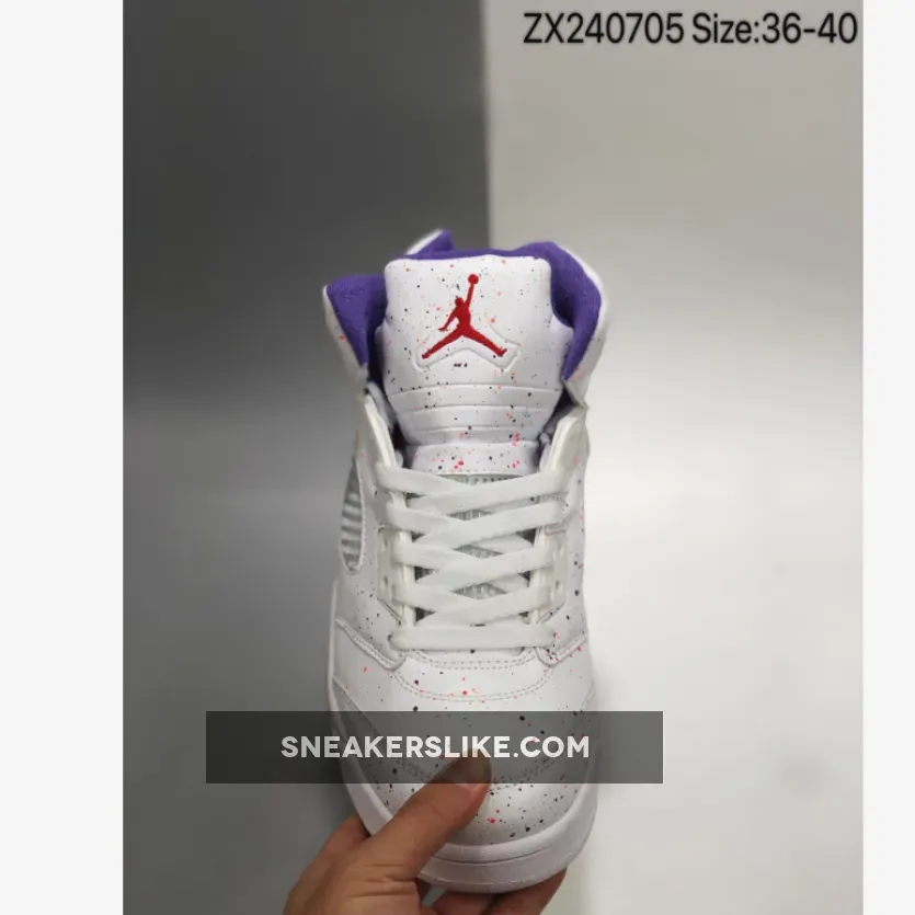 Air Jordan 5 GS 'Easter' With Multicolored Splatter Print Laser 5 Jordan