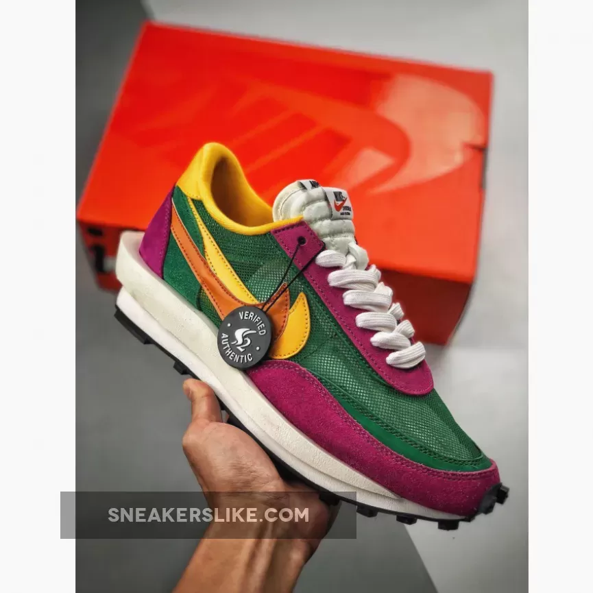 sacai x Nike LDWaffle Green Pink BV0073-301 - sacai x ldwaffle 'pine green'