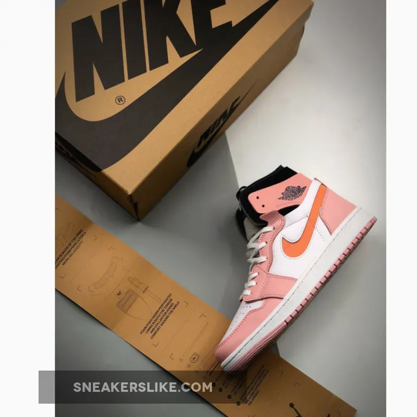 Cactus Flower Jordan 1 / Air Jordan 1 Zoom Comfort Pink Glaze/Cactus Flower-White