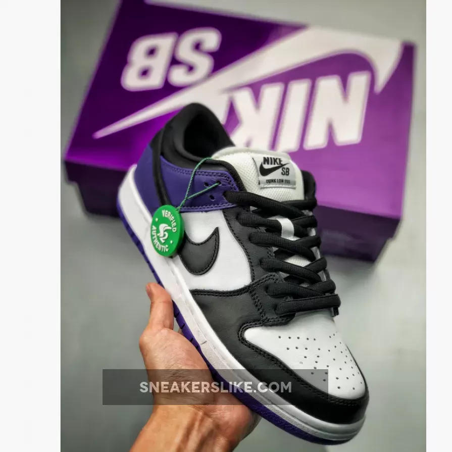 Dunk Low Sb 'Court Purple' White Black low court purple dunks