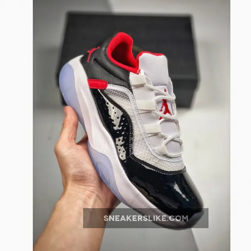 Air Jordan 11 CMFT Low 'White/University Red/Black' Online