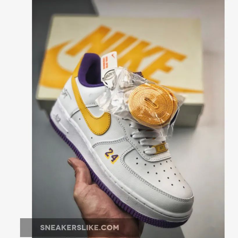 Nike Air Force 1 Low ‘Laker 24’ White Purple Restock