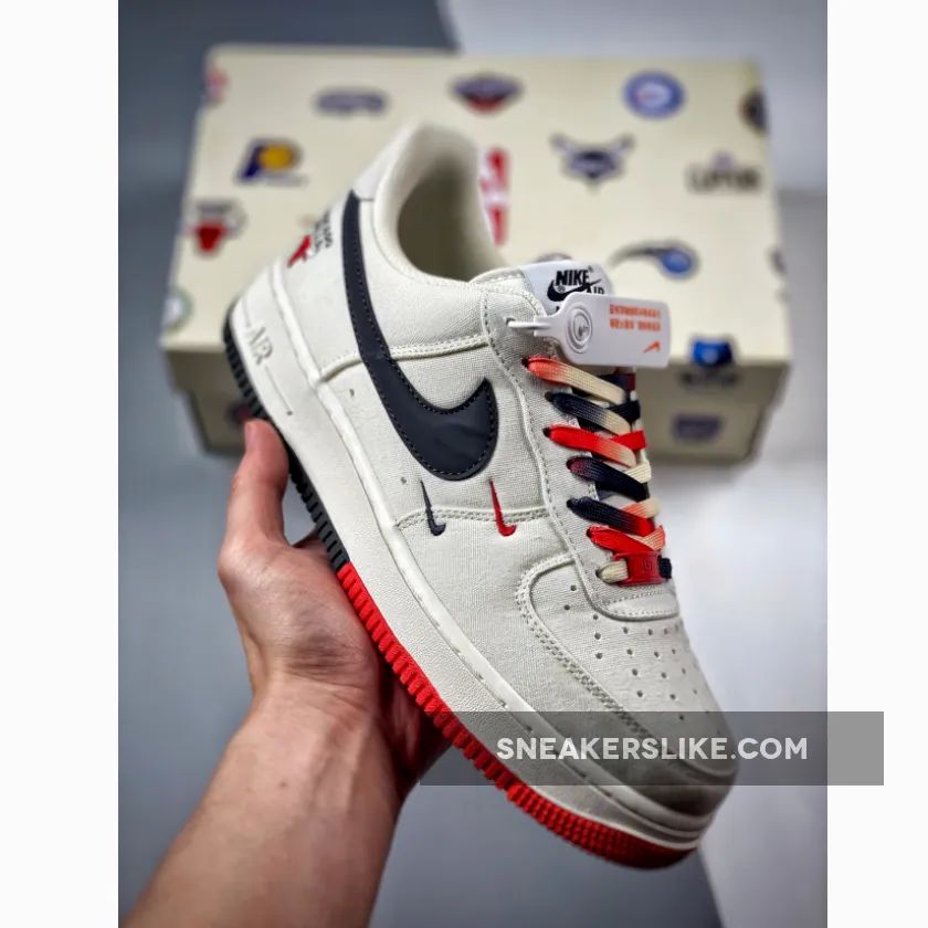 Nike Air Force 1 Low 'Chicago Bulls' White Black Red 'af 1 chicago'