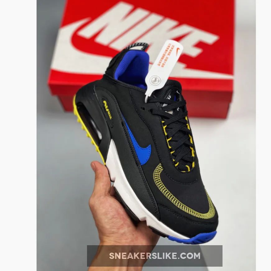 Nike Air Max 2090 Black Hyper Blue Yellow 'airmax black and yellow'