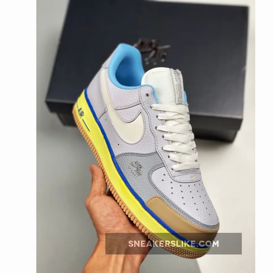 Nike Air Force 1 Premium 'Blue Pot Cookies' 'pastel blue sneakers'