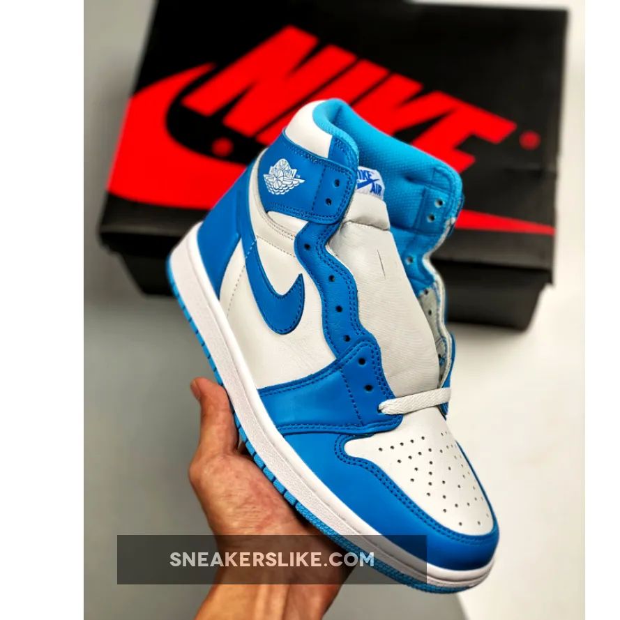 Air Jordan 1 Retro High OG 'UNC' White/Light Powder Blue Restock
