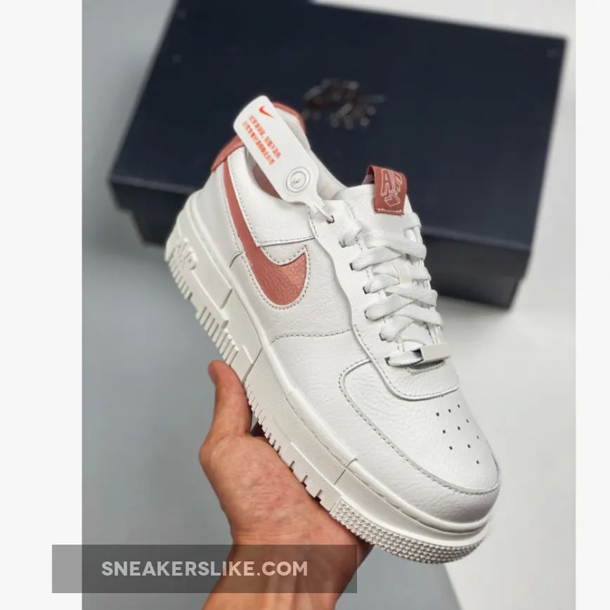 Nike Air Force 1 Pixel White Rust Pink 'rust pinks'