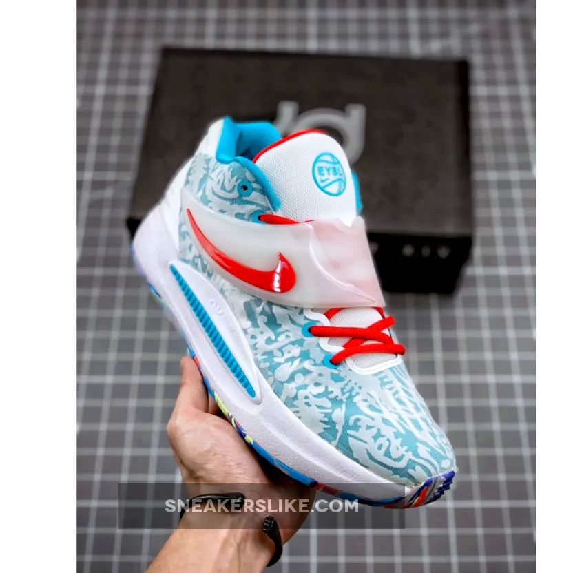 Nike KD 14 ‘EYBL’ White Green Red 'eybl kds'
