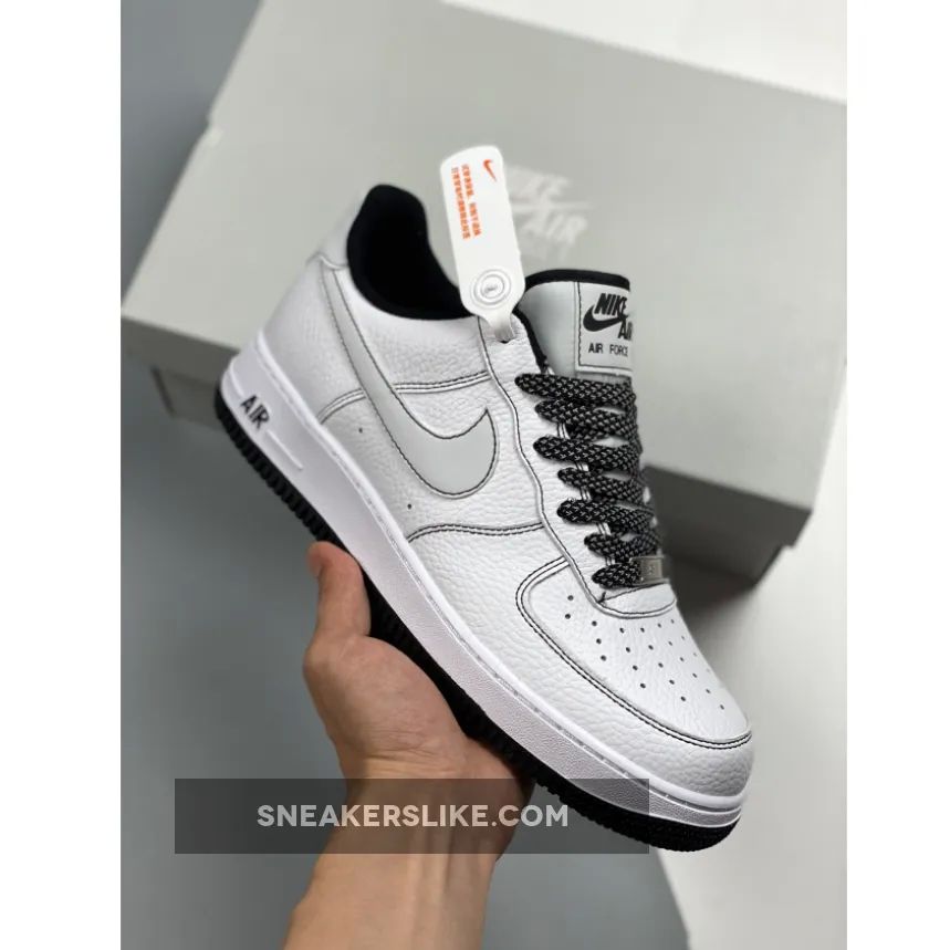 3M x Nike Air Force 1 Low White/Black 'nike air force 1 '07 x 3m'