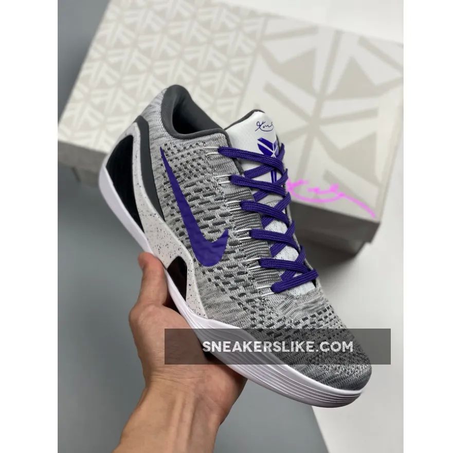 Nike Kobe 11 Elite Low Grey White Purple New Releases