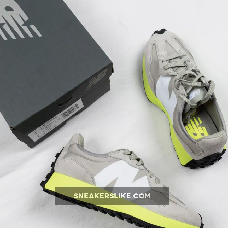 New Balance 327 Grey Neon Green Online