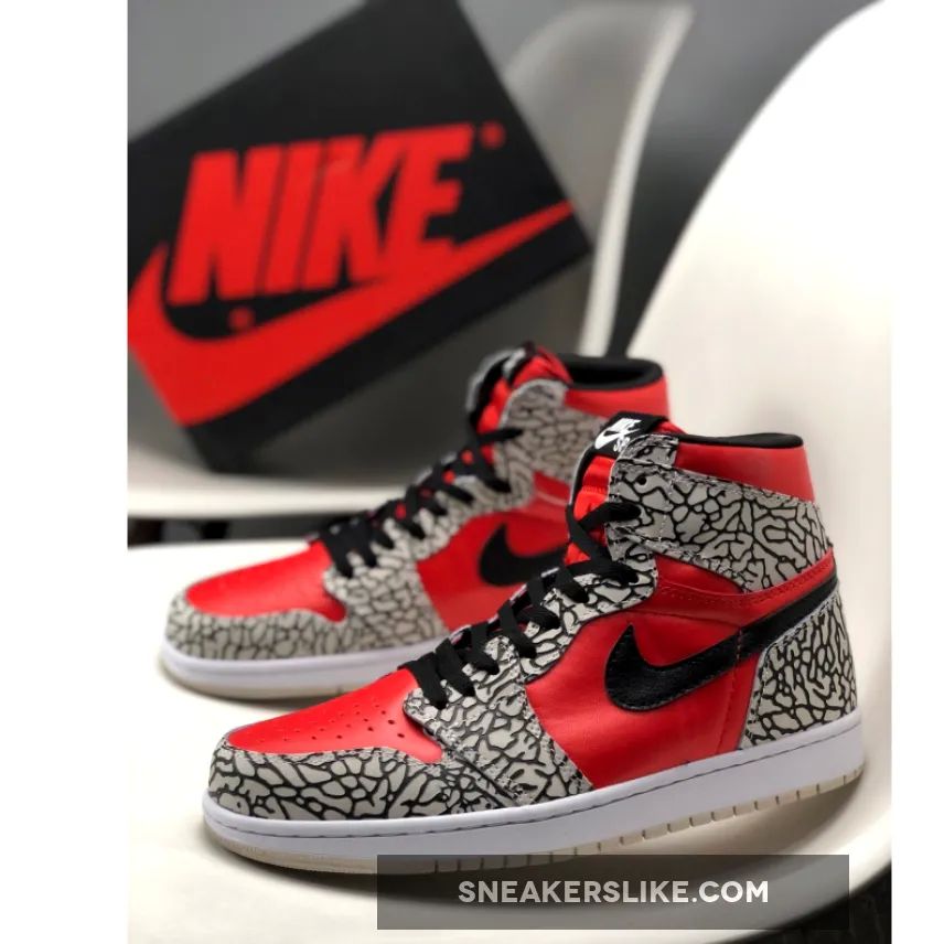 BespokeIND X Air Jordan 1 'Red Cement' Custom Restock