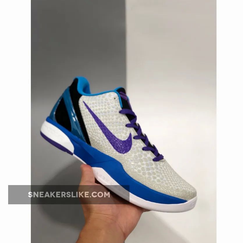 Nike Kobe 6 Protro White/Blue-Purple 'blue kobe 6'