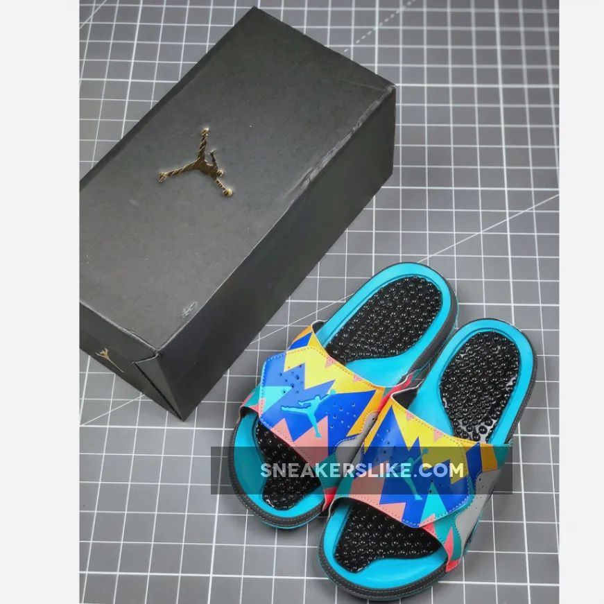 Air Jordan Hydro 5 Blue Multi-Color Restock