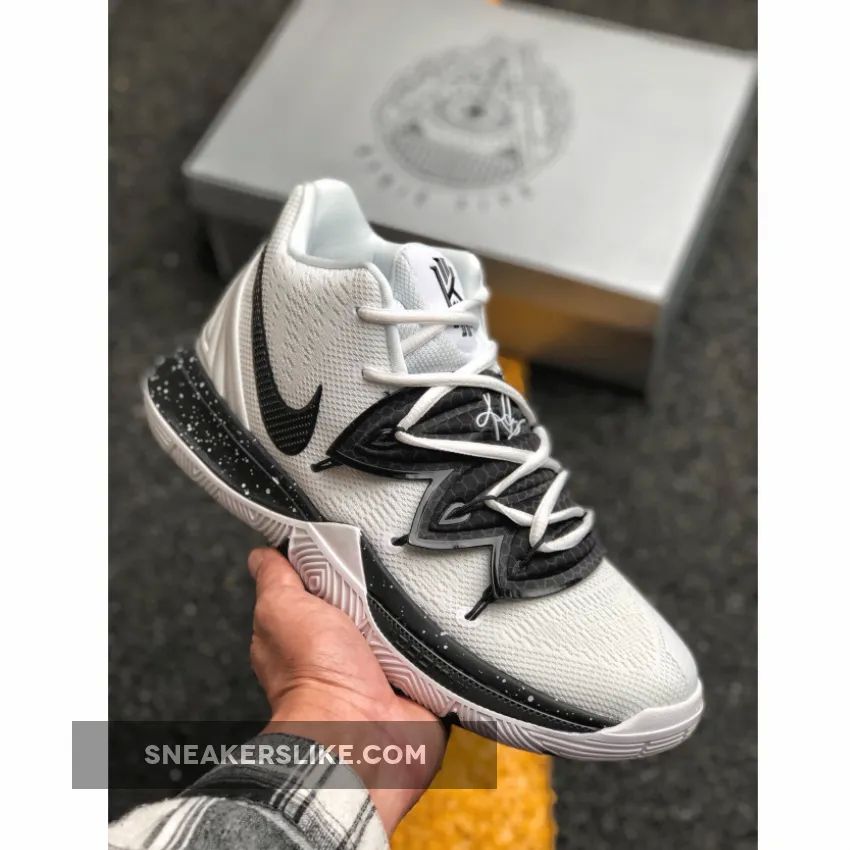 Nike Kyrie 5 Team Bank White Black Restock