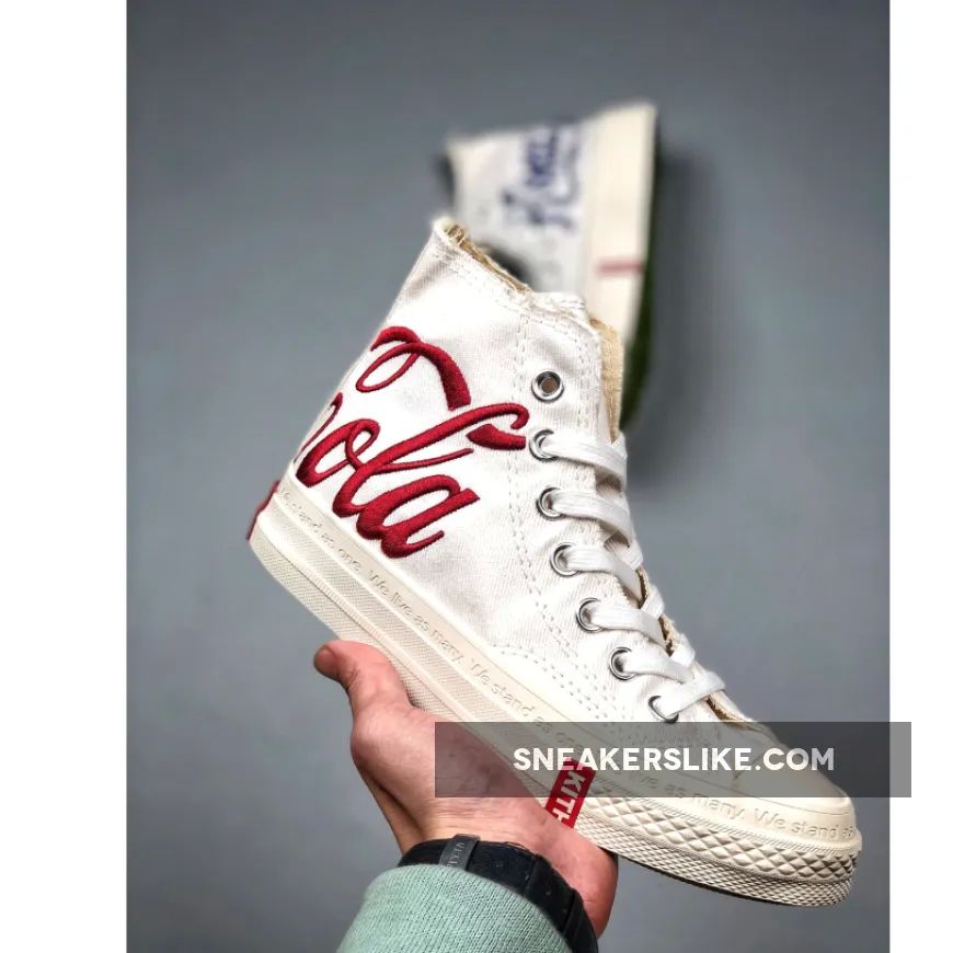 Kith X Coca-Cola X Converse Chuck Taylor 1970s White New Releases